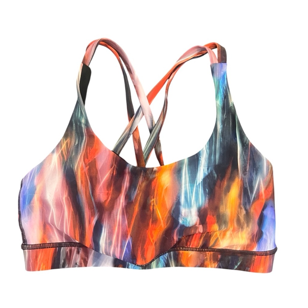 Lululemon Athletica Dynamic Multicolor Sports Bra